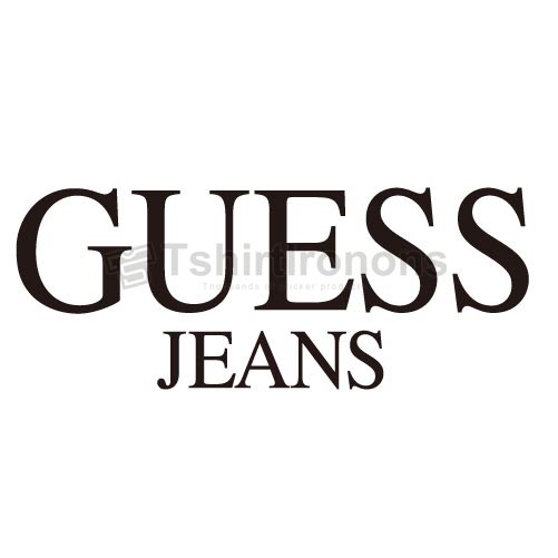 Guess T-shirts Iron On Transfers N2856
